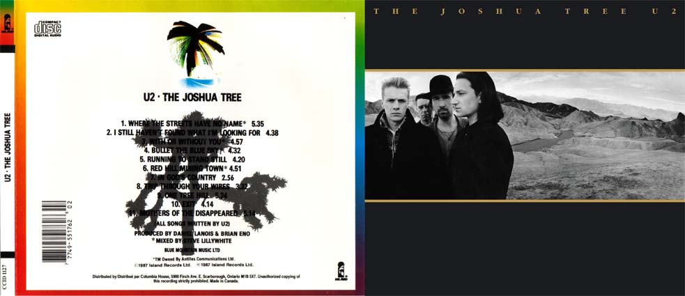 U2 the joshua tree